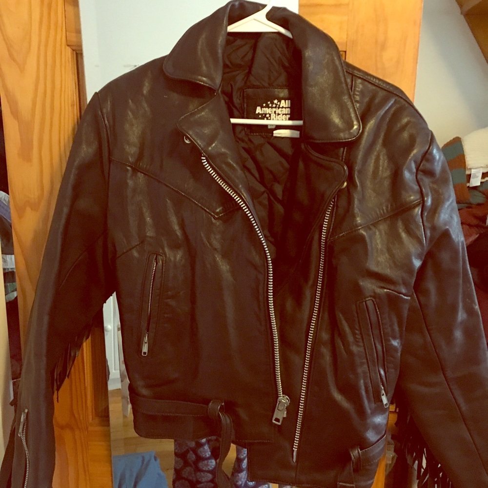 All American Rider Leather Coat